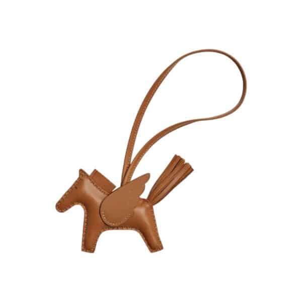 Hermes Rodeo Charm Gold with Wings PM