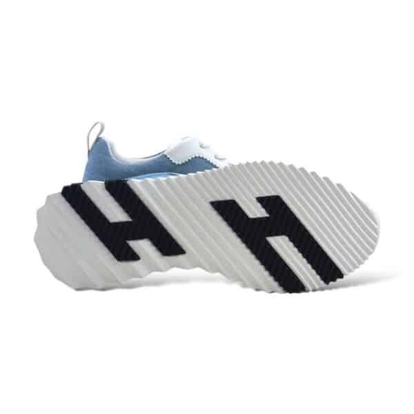 Hermes Bouncing 40EU Bleu Clair/Blanc Sneakers - Image 3