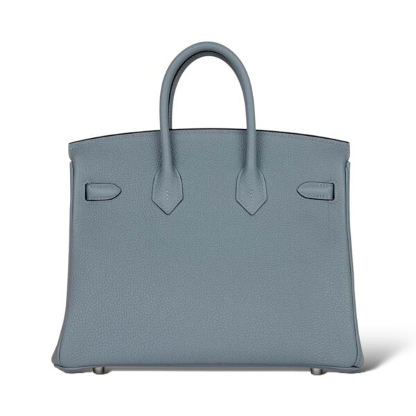 Hermes Birkin 25 Bleu Lin Togo PHW - Image 2