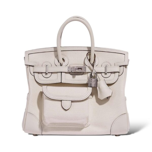 Hermes Birkin 25 Cargo Ecru/Nata PHW
