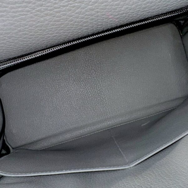 Hermes Kelly 28 Gris Meyer Clemence PHW - Image 6