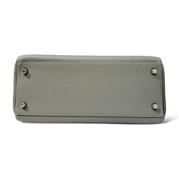 Hermes Kelly 28 Gris Meyer Clemence PHW - Image 9