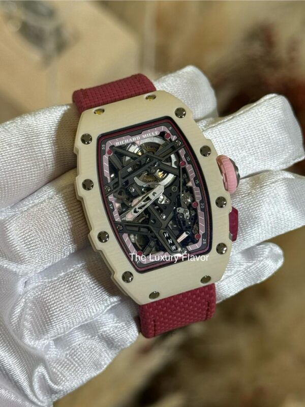 Richard Mille 07-04 Burgundy and Beige - Image 2