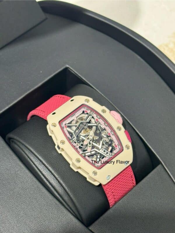 Richard Mille 07-04 Burgundy and Beige - Image 4
