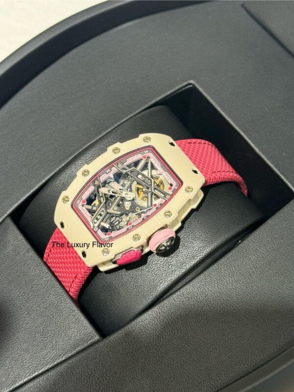 Richard Mille 07-04 Burgundy and Beige - Image 5
