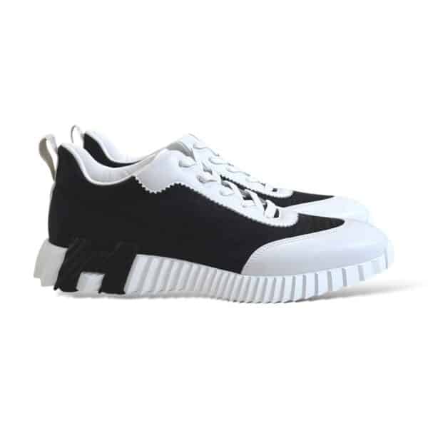 Hermes Bouncing 43 EU Black/White Sneakers - Image 2