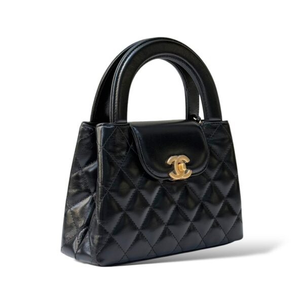Chanel Nano Bag Black GHW - Image 3