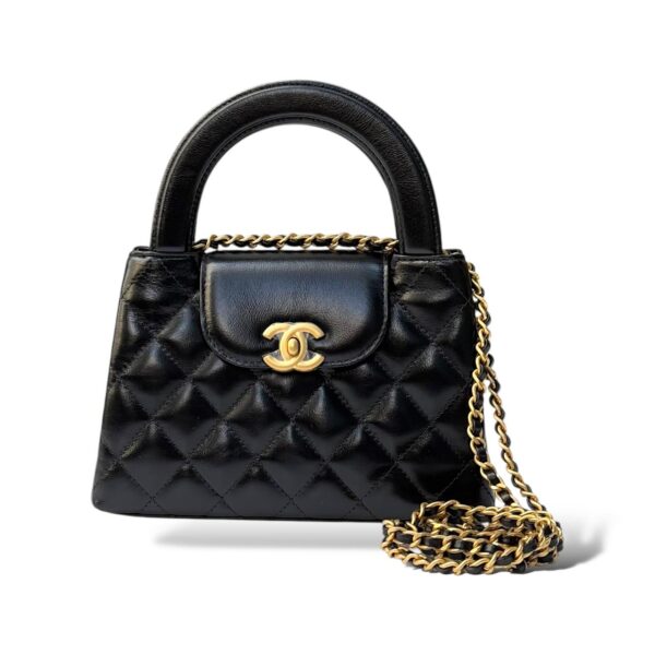 Chanel Nano Bag Black GHW - Image 2