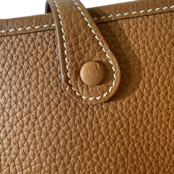 Hermes Mini Evelyne Gold Clemence PHW - Image 6