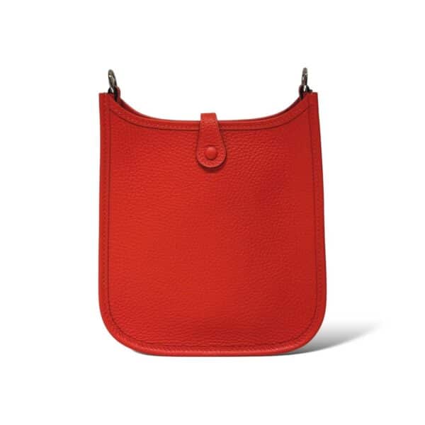 Hermes Mini Evelyne Amazone Orange Clemence PHW - Image 5