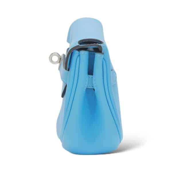 Hermes Kelly Moove Bleu Celeste Swift PHW - Image 3