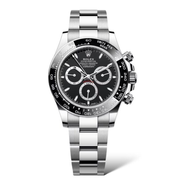 Rolex Cosmograph Daytona 40mm Oystersteel Black Dial 126500LN