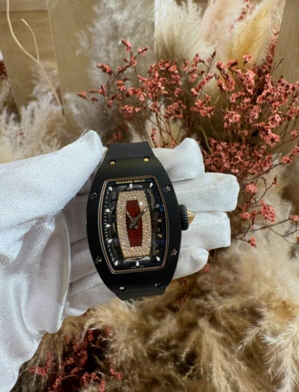 Richard Mille RM07-01 Black Ceramic Red Lips - Image 2