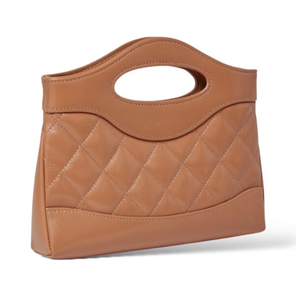 Chanel 31 Nano Beige Lambskin Clutch - Image 2