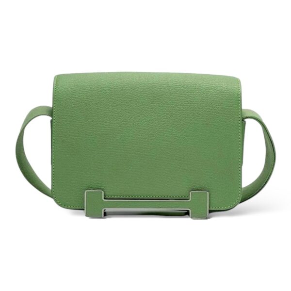 Hermes Geta Bag Menthe Chevre PHW