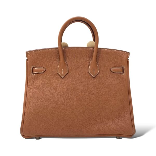 Hermes Birkin 25 Gold Togo PHW - Image 4
