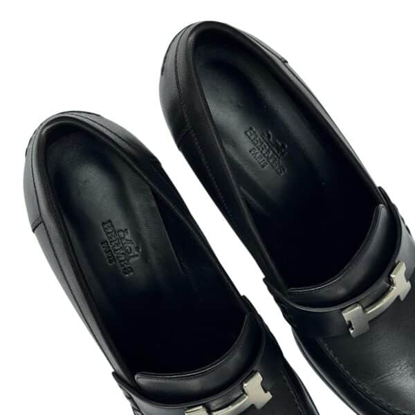 Hermes Dauphine 70 Loafer Black 38.5 EU - Image 5