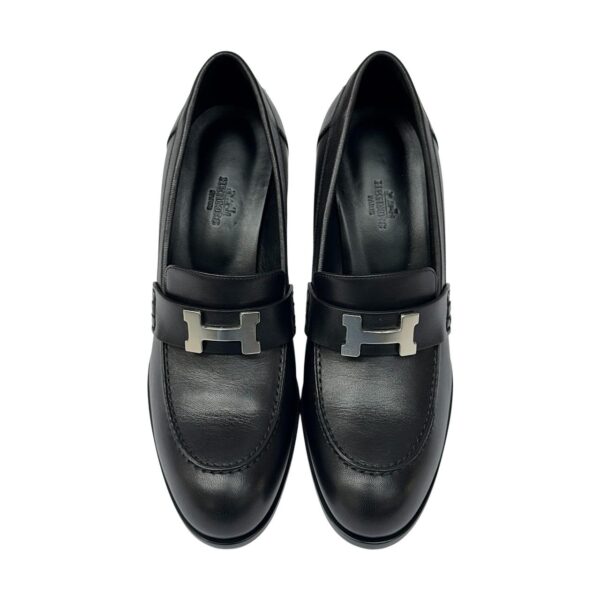 Hermes Dauphine 70 Loafer Black 38.5 EU - Image 2