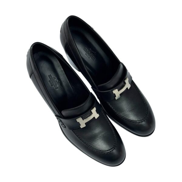 Hermes Dauphine 70 Loafer Black 38.5 EU - Image 3