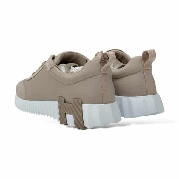 Hermes Bouncing 39 EU Beige Galet Sneakers - Image 5
