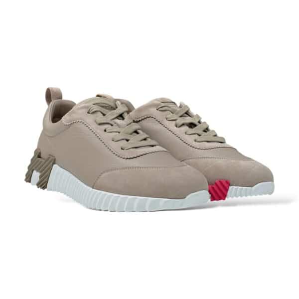 Hermes Bouncing 39 EU Beige Galet Sneakers