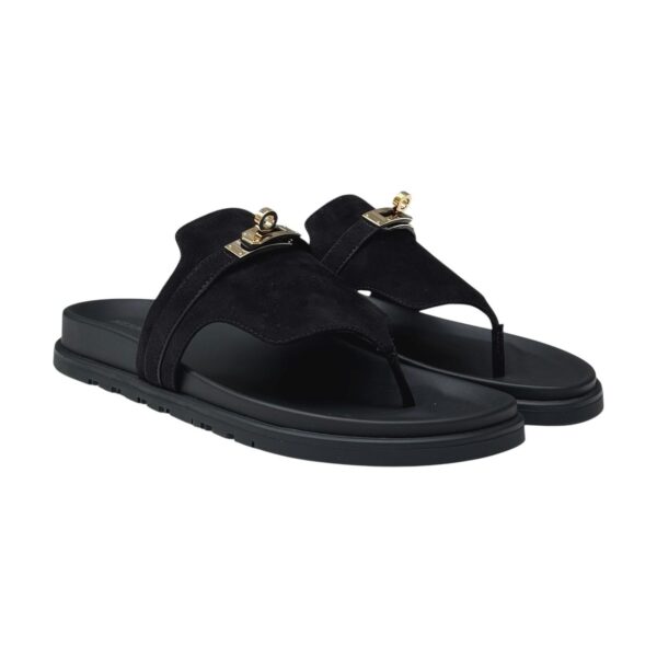 Hermes Empire 39 EU Black Suede PBHW