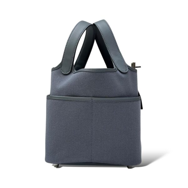 Hermes Picotin 18 Gris Misty Cargo PHW - Image 2
