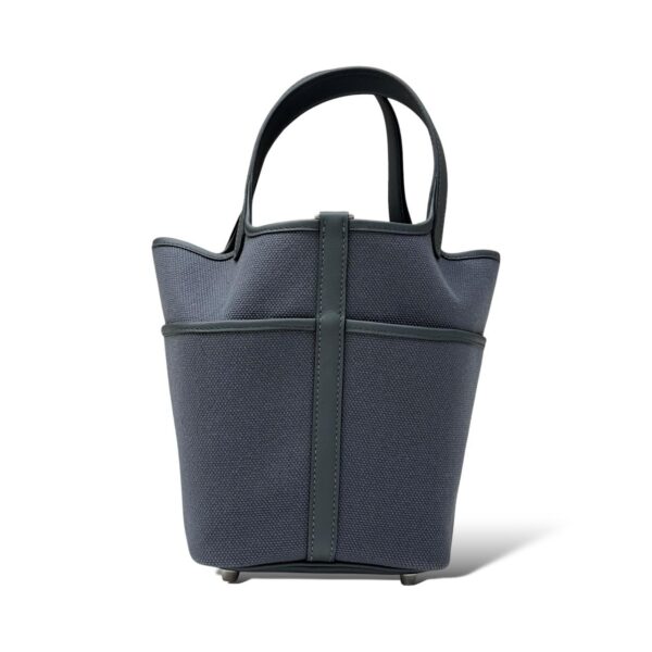 Hermes Picotin 18 Gris Misty Cargo PHW - Image 3