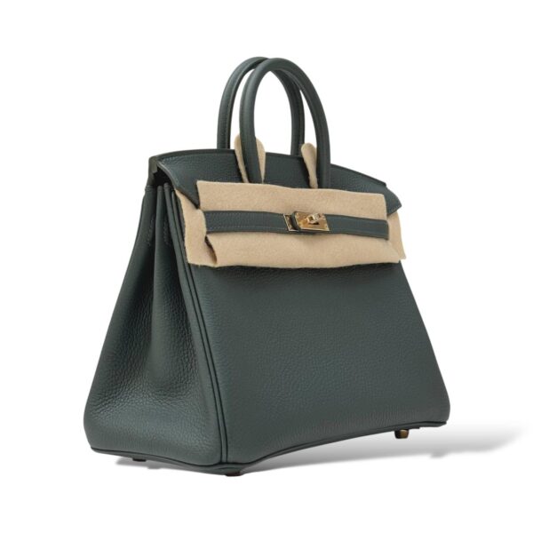 Hermes Birkin 25 Vert Mangrove Togo PBHW - Image 2