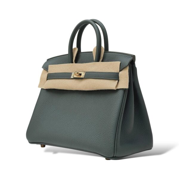 Hermes Birkin 25 Vert Mangrove Togo PBHW - Image 5