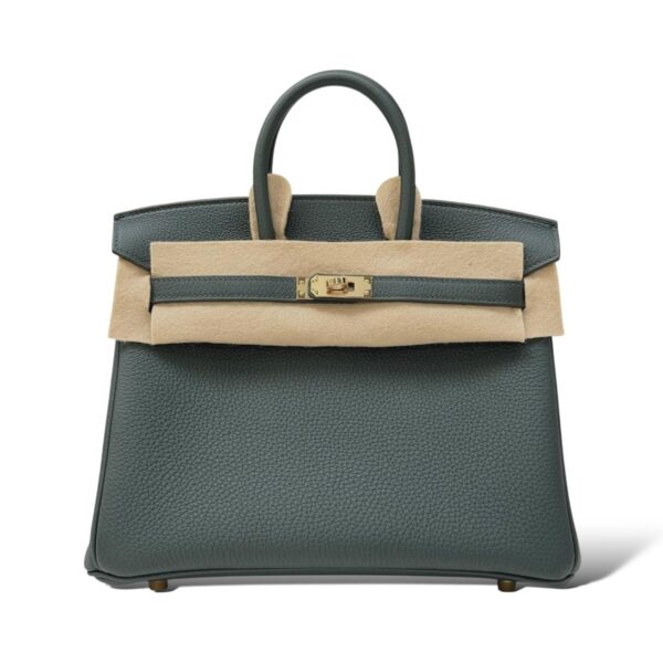 Hermes Birkin 25 Vert Mangrove Togo PBHW