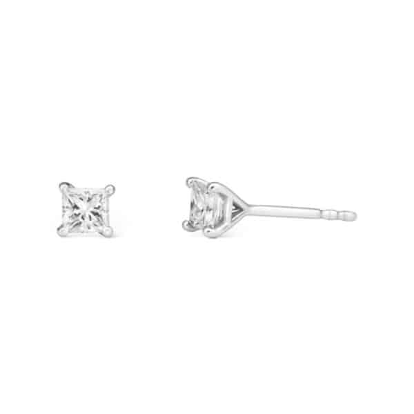 WEMPE One Promise Ear Studs 18k white gold and Diamonds Earrings