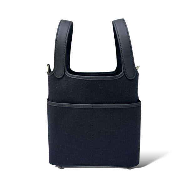Hermes Picotin 18 Black Cargo PHW - Image 3