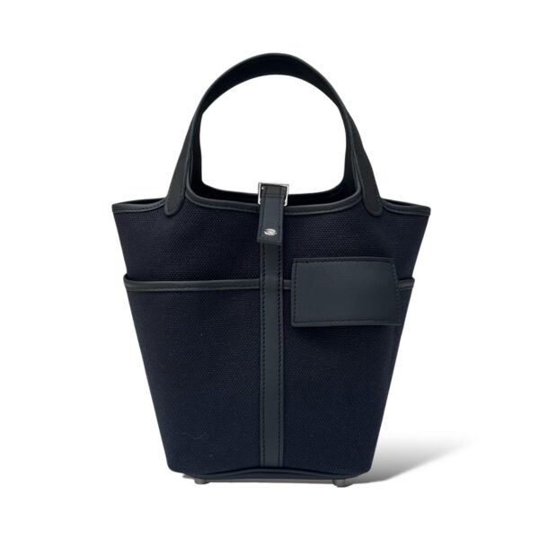 Hermes Picotin 18 Black Cargo PHW