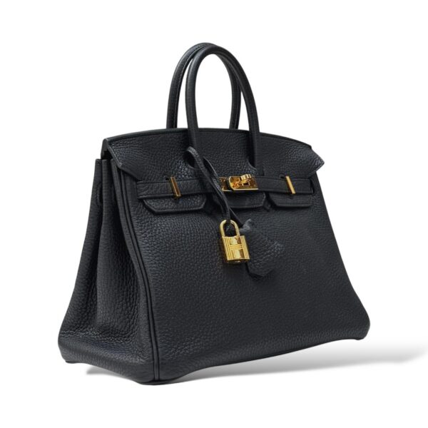Hermes Birkin 25 Black Togo GHW - Image 2