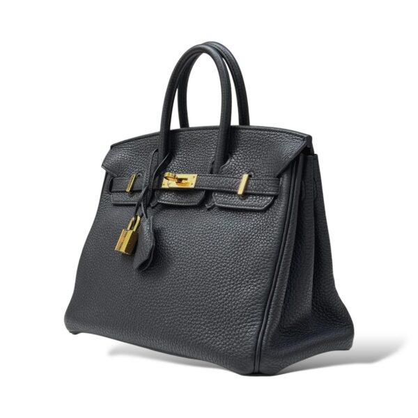 Hermes Birkin 25 Black Togo GHW - Image 5