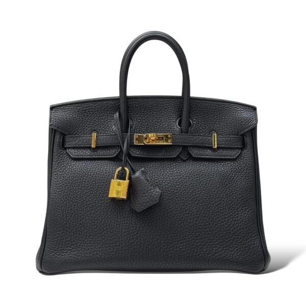 Hermes Birkin 25 Black Togo GHW
